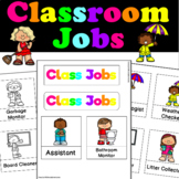 Class Jobs Visuals for 3K, Preschool, Pre-K, Kindergarten