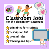 Class Jobs for the Elementary Classroom