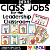 Editable Class Jobs for the Leadership Classroom