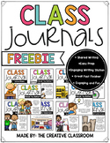Class Journals FREEBIE