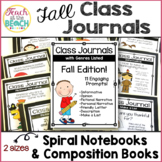 Class Journals *Fall Edition