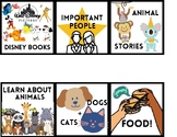 Class Library Book Organization Labels (22 labels)