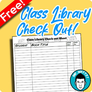 Preview of Class Library Check-out Sheet