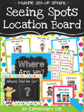 Class Location Board - Seeing Spots Theme {Bright and Polka Dot}