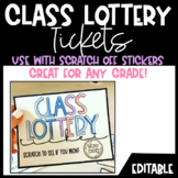 Class Lottery Tickets {Editable}
