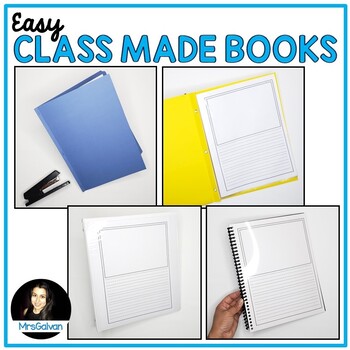 Preview of Class Made Books EASY Writing Activities
