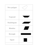 Class Matching Activity for Fractions and Geometry