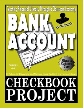 Preview of Bank Account: The Checkbook Project class economy financial literacy