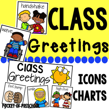 Preview of Class Greetings Choices and Socially Distancing Greetings Too!