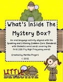 Class Mystery Box-a Common Core speaking and listening activity