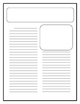 Class Newspaper Template By Read All About It Tpt