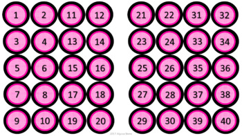 class numbers black pink by alyssa stone teachers pay teachers