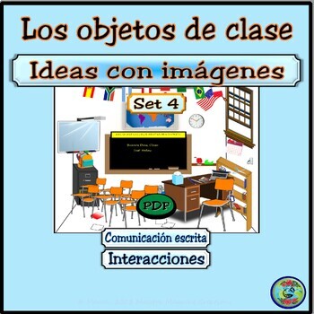 Preview of School Supplies and Class Objects Clipart Images Set 4 - Los objetos de clase