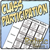 Visual Class Participation Rubric