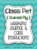 Class Pet Journal & Care Notebook {Guinea Pig}