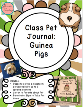 Preview of Guinea Pig : Class Pet Journal