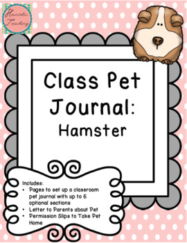 Preview of Hamster : Class Pet Journal