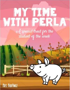 Preview of Class Pet Kit- Perla the Pig