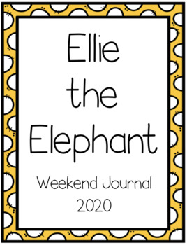 Preview of Class Pet Take Home Journal (Editable)