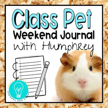 Preview of Class Pet Weekend Journal with Humphrey