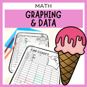 Preview of Data Analysis and Graphing Worksheets | Column Graph Activities | Tally Marks