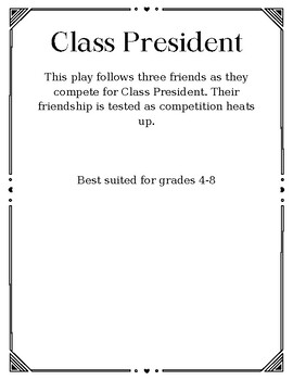 Preview of Class President Script