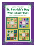 Class Project: St. Patrick's Day Clovers Paper Quilt for B