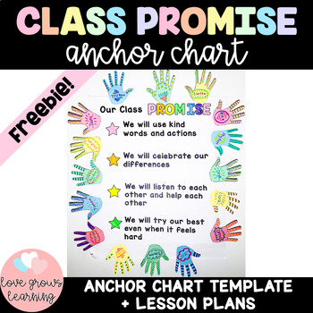 Preview of Classroom Promise - Our Class Rules - Classroom Management