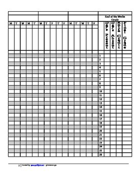 Class Record Book by The Classroom Essentials Shop | TpT