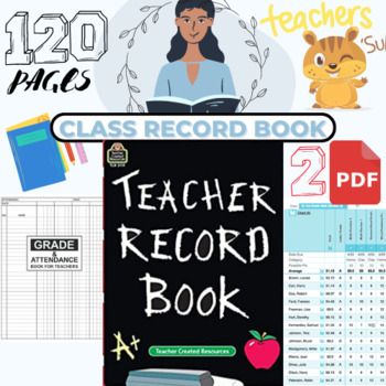 Preview of Class Record Book for teacher