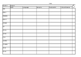 Class Record Keeping Sheet - Fully Editable, Optimized for