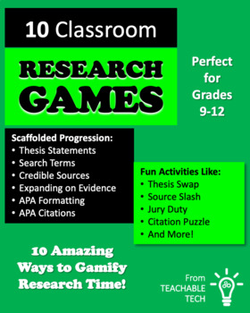 Preview of Class Research Games