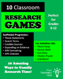 Class Research Games