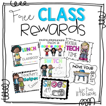 Preview of Class Reward Coupons