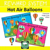 Class Reward System HOT AIR BALLOONS Classroom Management 