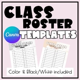 Class Roster - CANVA Template