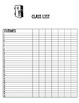 Class Roster and Assignment Tracker by The SPinnovative Classroom