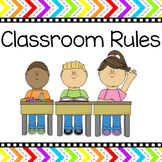 Class Classroom Rules | Posters Preschool Kindergarten 1st