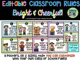 Class Rules: Bright and Colorful Theme Editable
