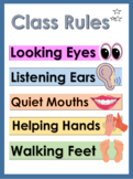 Class Rules  - Classroom Rules - Kindergarten Class Rules 