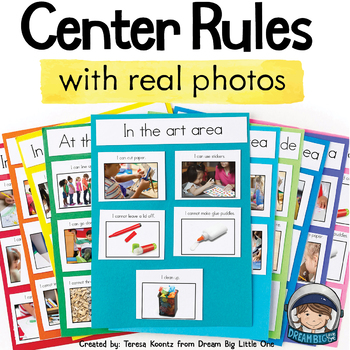Preview of Class Rules Editable for Preschool Centers - Autism, Special Needs