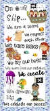 Class Rules Ocean +  Pirates theme | Spanish and English |