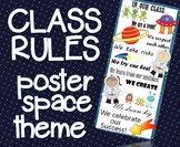 Class Rules Poster | Space Theme