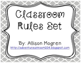 Class Rules for Whole Brain Teaching - Simple Colors