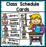 Class Schedule Cards - Back to School.