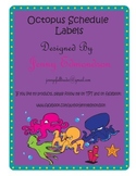 Class Schedule Labels: Octopus