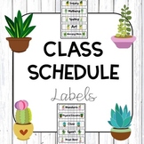 Class Schedule Cactus