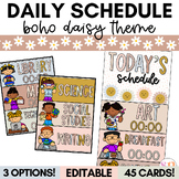 Class Schedule Template Editable | Daily Schedule | Classr