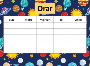 Daily schedule for Romanian kids