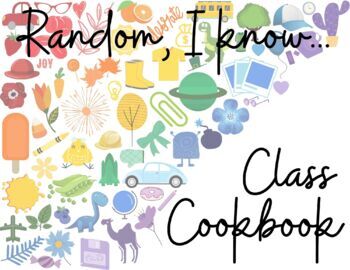 Preview of Class/School Cookbook - Google Slides - Edit and Print - Project Based Learning